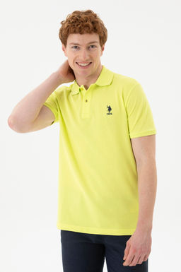 Мужская базовая футболка фисташкового цвета - U.s. polo assn фото 3