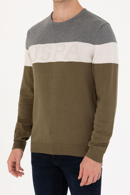 U. S. Polo Assn / Мужской свитер цвета хаки - U.s. polo assn фото 20
