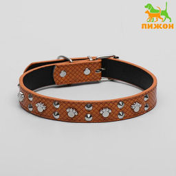 Ошейник рифленый Путешественник, 52,5 х 2,5 см, микс цветов