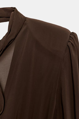 SHORT DRESS WITH MATCHING DETAIL - Zara фото 5