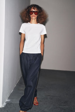 REGULAR RIPPED T-SHIRT - Zara фото 9