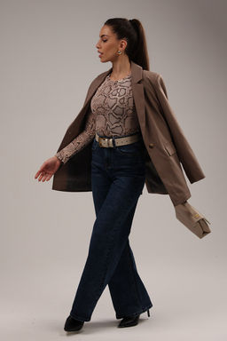 Лонгслив облегающий повседневный skims