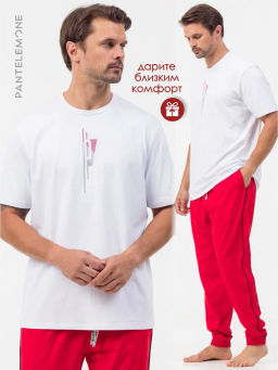 Костюм домашний (пижама) мужской PDK-370 - Pantelemone фото 10