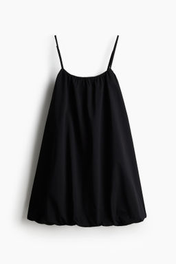 Vestido de tirantes con bajo burbuja