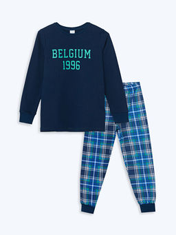 Bisiklet Yaka Erkek ?ocuk Pijama Tak?m?