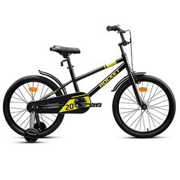 Велосипед 20" Rocket Gloss, цвет черный