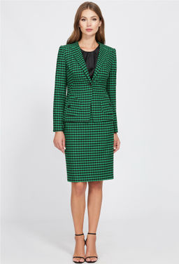 Юбка Bazalini 4802 зеленый клетка