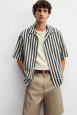 STRIPED TEXTURED SHIRT - Zara фото 14