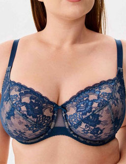 БЮСТГАЛЬТЕР Milavitsa 107180/C26 синий топаз/ нюд