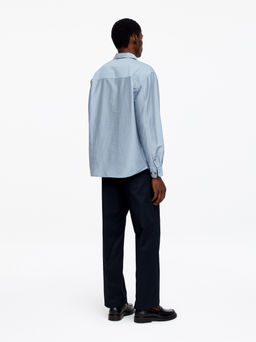 Camisa oversize en mezcla de lyocell - H&m фото 4