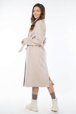 01-10890 Пальто женское демисезонное (пояс)