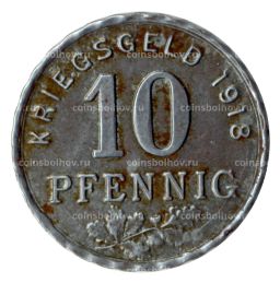 10 пфеннигов 1918 года Германия  Нотгельд (Хаттинген)