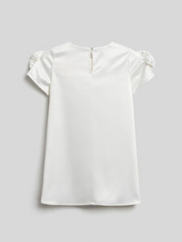 ACOOLA / Платье детское для девочек Roze белый  фото 2