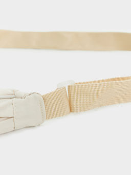 Сумка поясная кремовая - Mark formelle фото 3