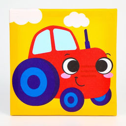 Картина помпонами Трактор, 20 х 20 см - Школа талантов фото 5