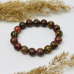 Браслет из леопардовой Яшмы 16,5 см