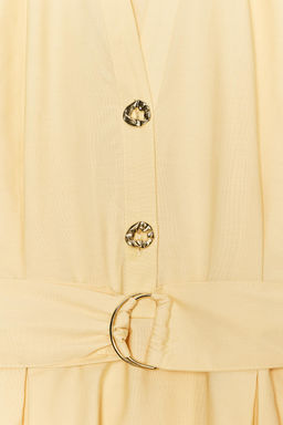 POPLIN MIDI DRESS WITH BELT - Zara фото 20