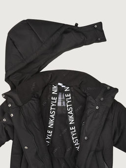 Пальто 6з9425 черный