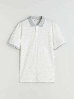 Polo Yaka Desenli Pike Erkek Ti??rt