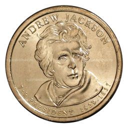 Монета 1 доллар 2008 года D Эндрю Джексон 7-й президент США