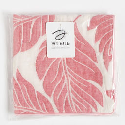 Наволочка декоративная Этель Крапива цвет розовый 40х40 см, 100% хлопок  фото 7