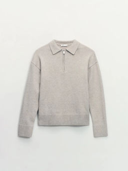 Джемпер поло с молнией / Zarina