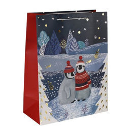 Цена за 12 шт. Пакет подарочный 31х42х12см / 5386ХL /уп 12/300/Новый год - Галеонтрейд фото 4