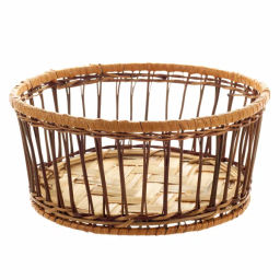 Кастрюля керамическая для запекания 1.8л (24*21*12см) с ротанговой корзинкой (6301) - Kamille фото 8