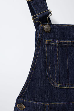 DENIM PINAFORE DRESS BENSIMON ® X ZARA  фото 3
