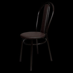 Стул "Венский" к\з стег.Венге н.медь