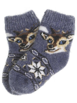 Носки детские "Оленёнок и орнамент" 6366-3