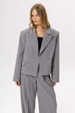 Жакет Pirs 6377 светло-серый