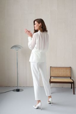 Жакет AURA 1025-164 белый  фото 2