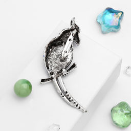 Брошь-подвеска «Галиотис» попугай