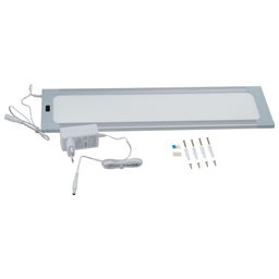 ULI-F42-7,5W4200K/DIM SENSOR IP20 SILVER Панель линейная светодиодная ультратонкая, с бесконтактным выключателем, диммер.460х120х11мм. 260Lm. Серебристый. ТМ Uniel