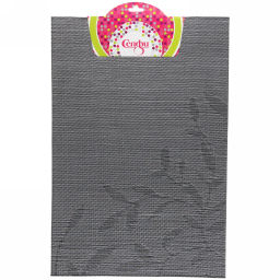 Цена за 4 шт. Салфетка на стол 30*45см плетеная, Вьюнок черная