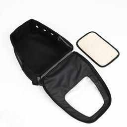 Рюкзак для переноски животных с окном для обзора, серый - Пижон фото 12