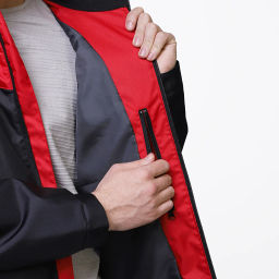 RODOS Куртка М-247 Чёрный/Красный