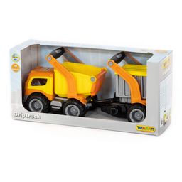 ГрипТрак, автомобиль-самосвал с полуприцепом (в коробке)