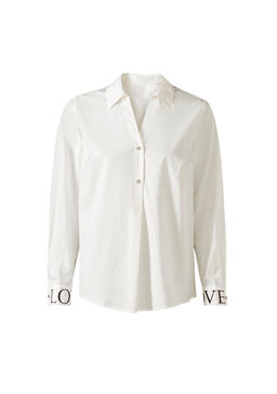 Блузка рубашечного кроя, экрю - Heine фото 2