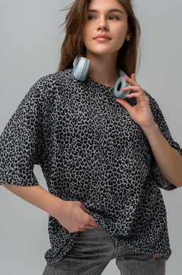 Женская футболка оверсайз Happyfox