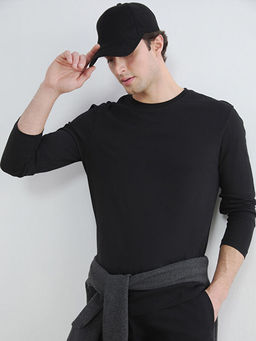 Bisiklet Yaka Uzun Kollu Erkek Ti??rt