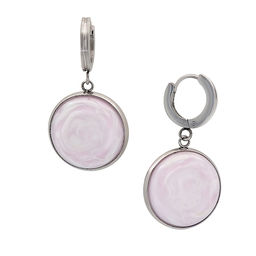 Серьги из муранского стекла PINK CLOUD LS3521