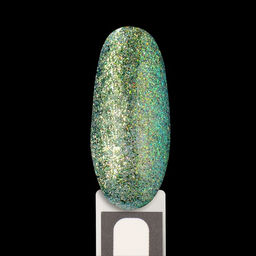 Гель лак для ногтей, Chameleon, 3-х фазный, 8мл, LED/UV, цвет зелёный/жёлтый (01) - Queen fair фото 6