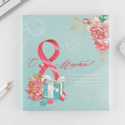 Подарочный набор 8 марта: Самой прекрасной: ежедневник 80 листов и ручка - Artfox фото 12