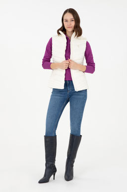 Женский кремовый жилет Неожиданная скидка в корзине - U.s. polo assn фото 4