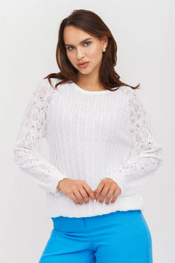 ЗЛАТА Джемпер Л 1288/белый