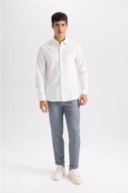 Двойные габардиновые брюки-джоггеры с карманами и эластичной резинкой на талии - Defacto фото 2