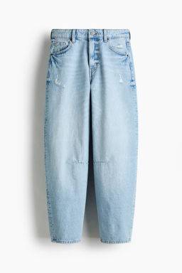 Barrel High Waist Ankle Jeans