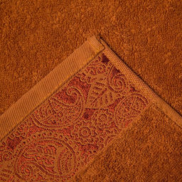 Полотенце махровое Бодринг 70х140 +/- 2см, коричневый, хлопок 100%, 430 г/м2 - Текстиль центр фото 3